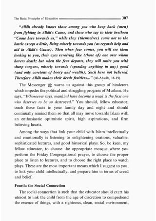 Child education in islam