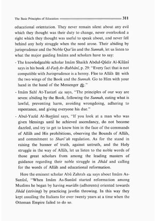 Child education in islam