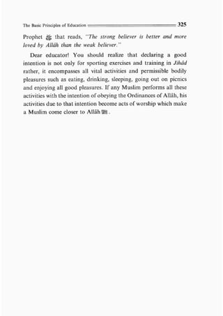 Child education in islam