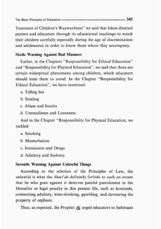 Child education in islam