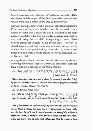 Child education in islam