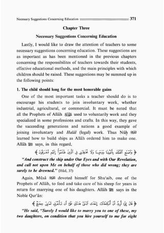 Child education in islam
