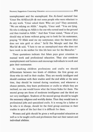 Child education in islam