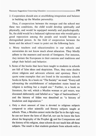Child education in islam