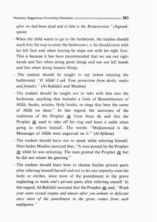 Child education in islam