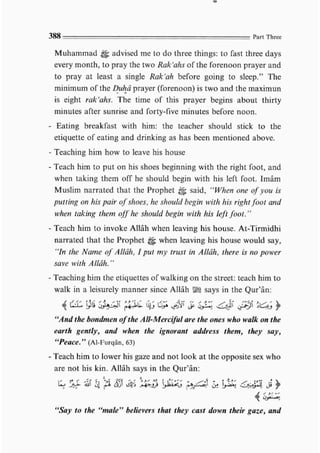 Child education in islam