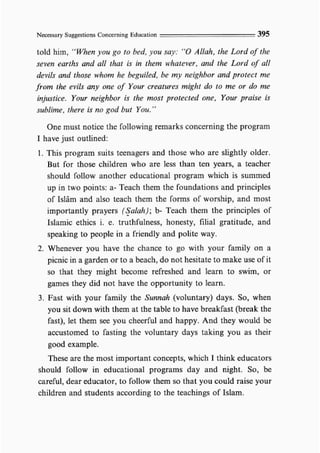 Child education in islam