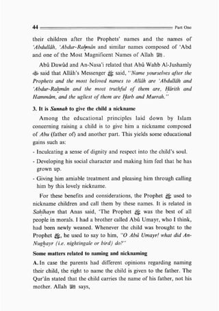 Child education in islam