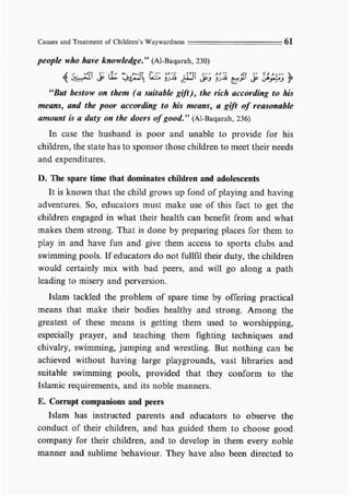 Child education in islam