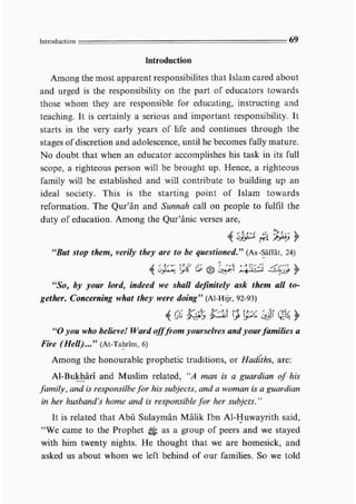 Child education in islam