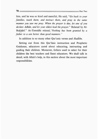 Child education in islam