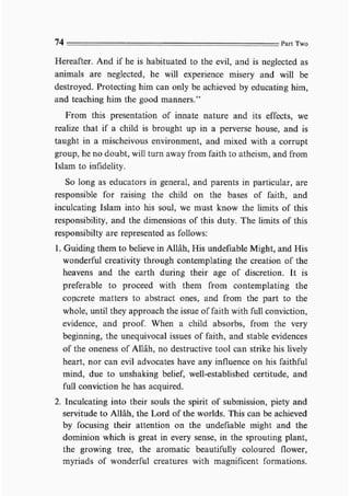 Child education in islam