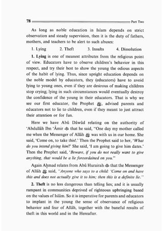 Child education in islam