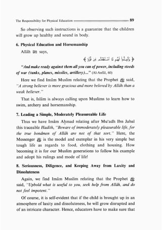 Child education in islam