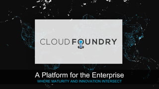 A Platform for the Enterprise
WHERE MATURITY AND INNOVATION INTERSECT
 