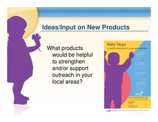 Ideas/Input on New Products


 What products
  would be helpful
  to strengthen
  and/or support
  outreach in your
  loca...
