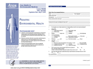19 APR 07 Dr. M. S. Prasad 89
www.atsdr.cdc.gov/HEC/CSEM/pediatric/index.html
 