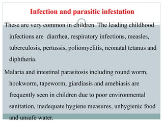 Child health problem in India Pediatric Nursing | PPTX