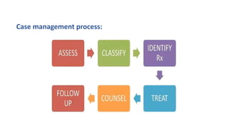 Case management process:
 