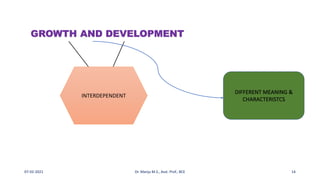 GROWTH AND DEVELOPMENT | PPTX
