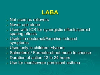 Childhood asthma diagnosis and management | PPTX
