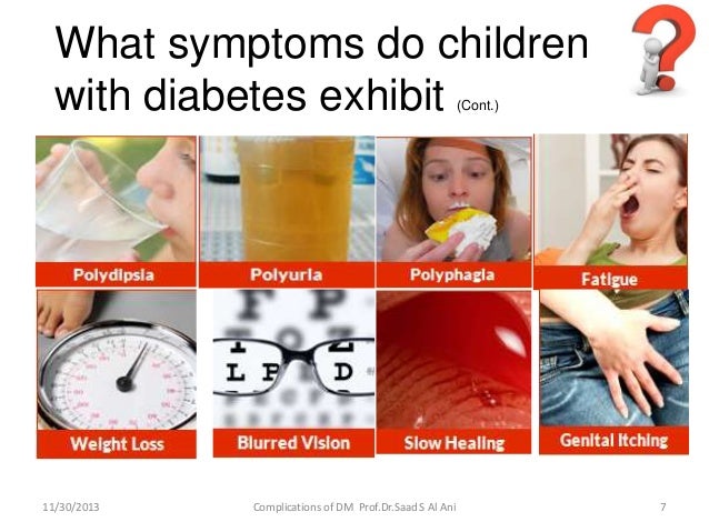 Childhood diabetes mellitus and its complications