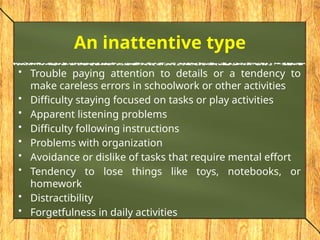 Childhood disorders power point presentation | PPT