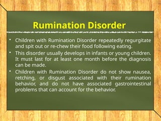 Kids Retching Childhood disorders power point presentation | PPT