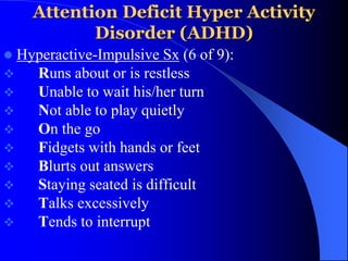 Childhood Disorders and Management-Presentation.ppt