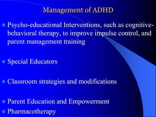 Childhood Disorders and Management-Presentation.ppt