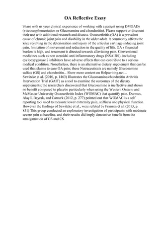 Memory Reflection Paper Childhood Memory Essay | PDF