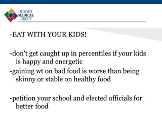 Everything You Ever Wanted To Know About Your Child's Nutrition