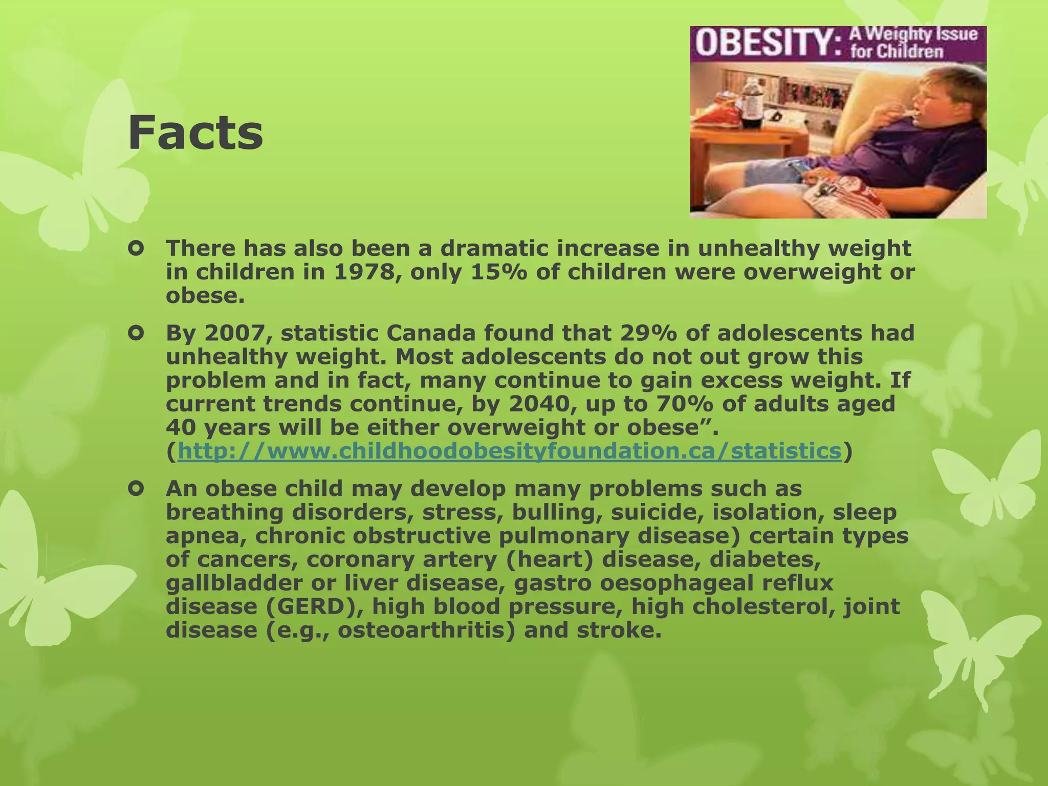 Childhood obesity | PPTX
