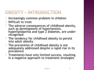 childhood obesity introduction