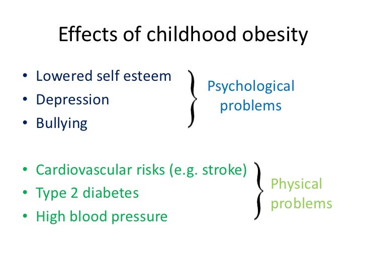 The Effects Of Childhood Obesity On Children