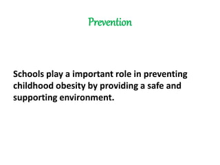 Childhood obesity and chronic diseases | PPTX