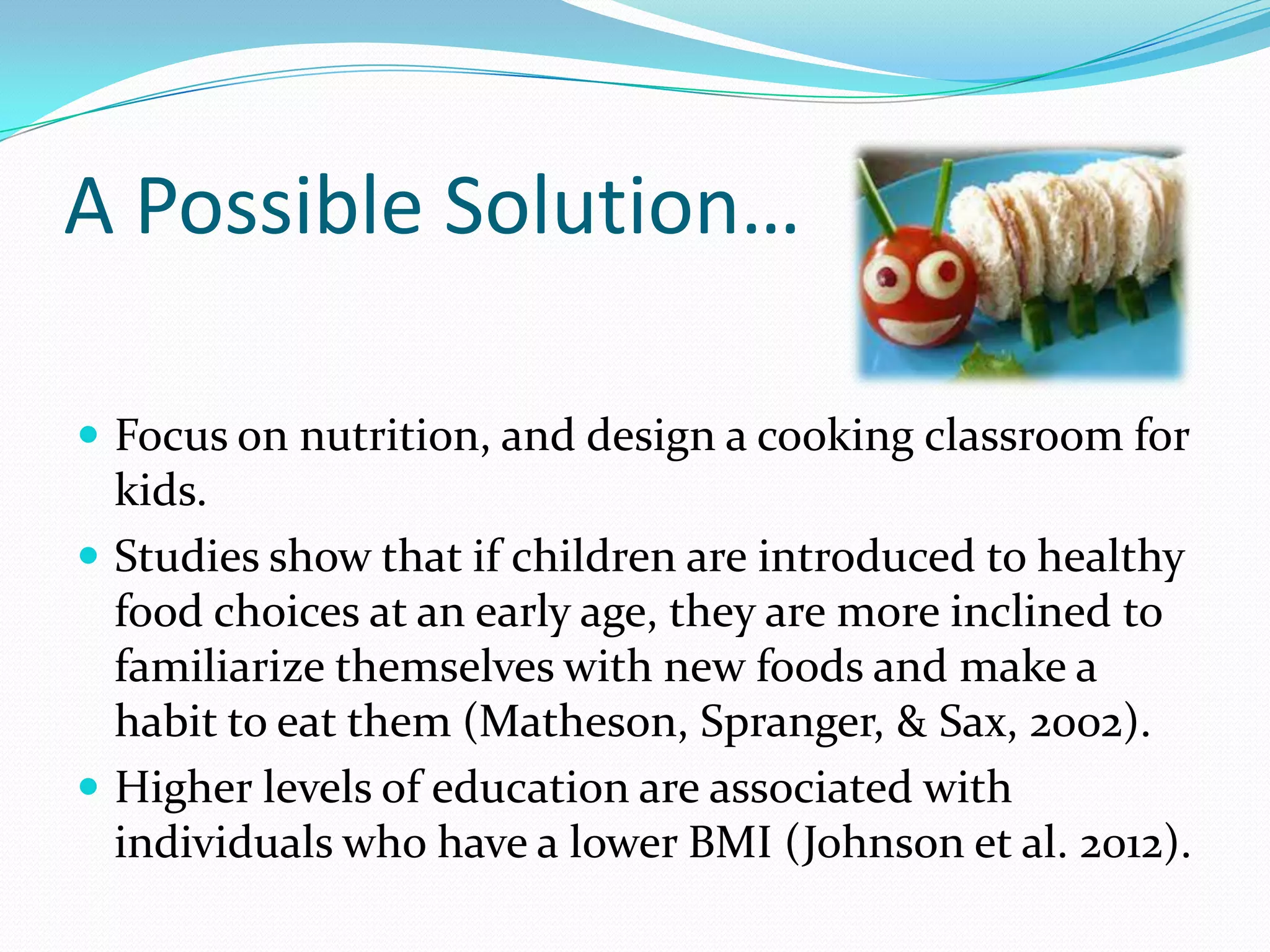 Childhood obesity and nutrition | PPTX
