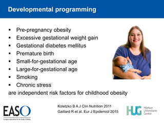 Childhood obesity by EASO | PPTX
