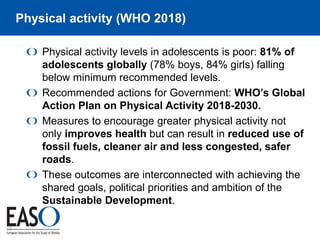 Childhood obesity by EASO | PPTX