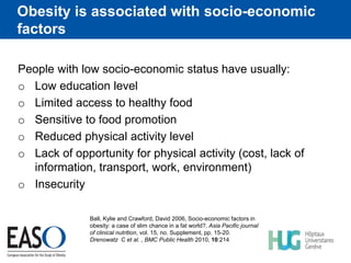 Childhood obesity by EASO | PPTX