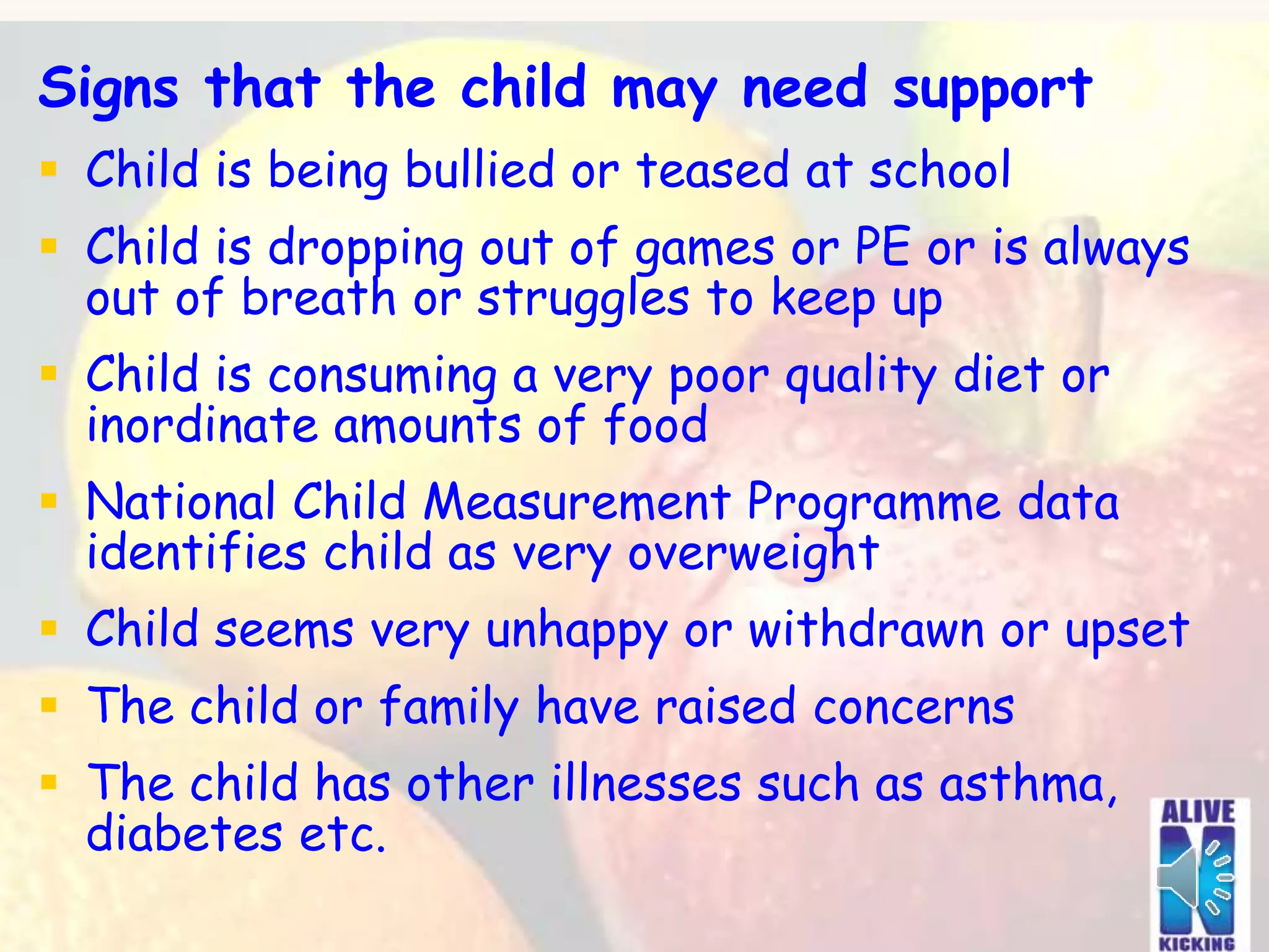 Childhood obesity - Short presentation | PPTX