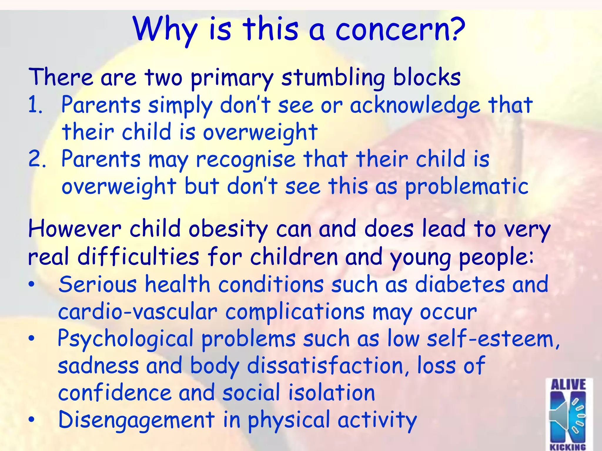Childhood obesity - Short presentation | PPTX