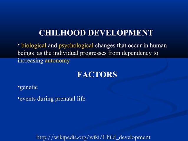 Childhood Psychology Presentation PPT childhood-psychology-presentation-ppt