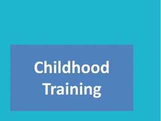Childhood 
Training 
 