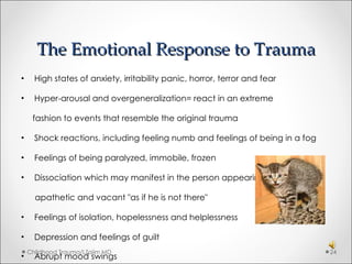 Traumatic Expression Childhood Trauma Presentation 2 | PPT