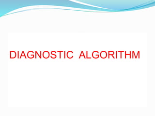 DIAGNOSTIC ALGORITHM
 