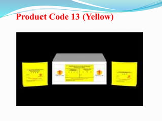 Product Code 13 (Yellow)
 