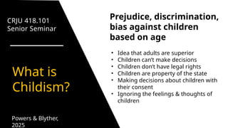 Childism is the work for all adults .pptx