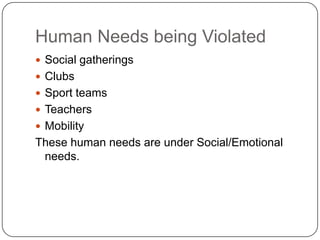 Consequences of Child LaborAll child labor is dangerous, and illegal Children could die, and suffer from the conditions that they are working in.For example: a child working in the rock business would be in a mine, and the mine could collapse and then the child would die.A child overworked could hurt their bodies in any way depending of which type of Labor the are in.This proves that we should not put children into labor, because this could happen to them.