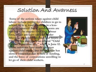 Child labor final ppt | PPTX
